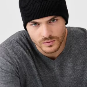 Erkek Yün Bere (Siyah)